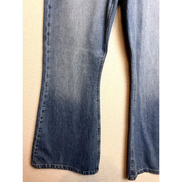 Mille Denim Ashton High Rise Wide Leg Flare Jeans Size 29